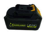 Garland Batteria 21 V - 4 A h di Ricambio per Potatore Rodent 604 W - 21 V