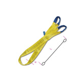 Cinghie Fasce Brache di Sollevamento Robur Gialla 3000kg.