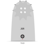 Oregon Barra Motosega SpeedCut 16"/.325"/1.3 mm 40 cm 160TXLBK095