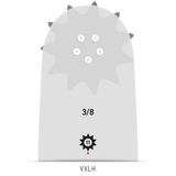 Oregon Barra Motosega VersaCut 16"-3/8"-1.5 mm 40 cm 168VXLHD009