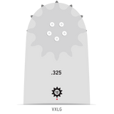 Oregon Barra Motosega VersaCut 16"/.325"/1.6 mm 40 cm 163VXLGD025