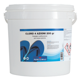 Cloro 4 Azioni Multifunzione in pastiglie da 200 gr. SENZA RAME Lapi Chimici - Piscina Semplice
