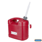 Taniche in Polietilene per Carburante Pressol con Scarico Flessibile Omologate Lt.5 - Lt.10 - Lt.20