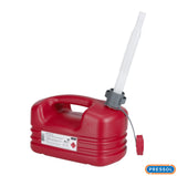 Taniche in Polietilene per Carburante Pressol con Scarico Flessibile Omologate Lt.5 - Lt.10 - Lt.20