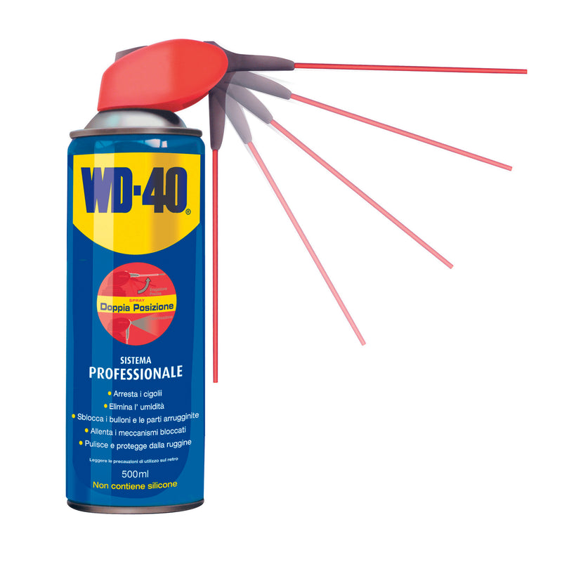 Lubrificante Sbloccante WD 40 ml.500 a Doppia Posizione